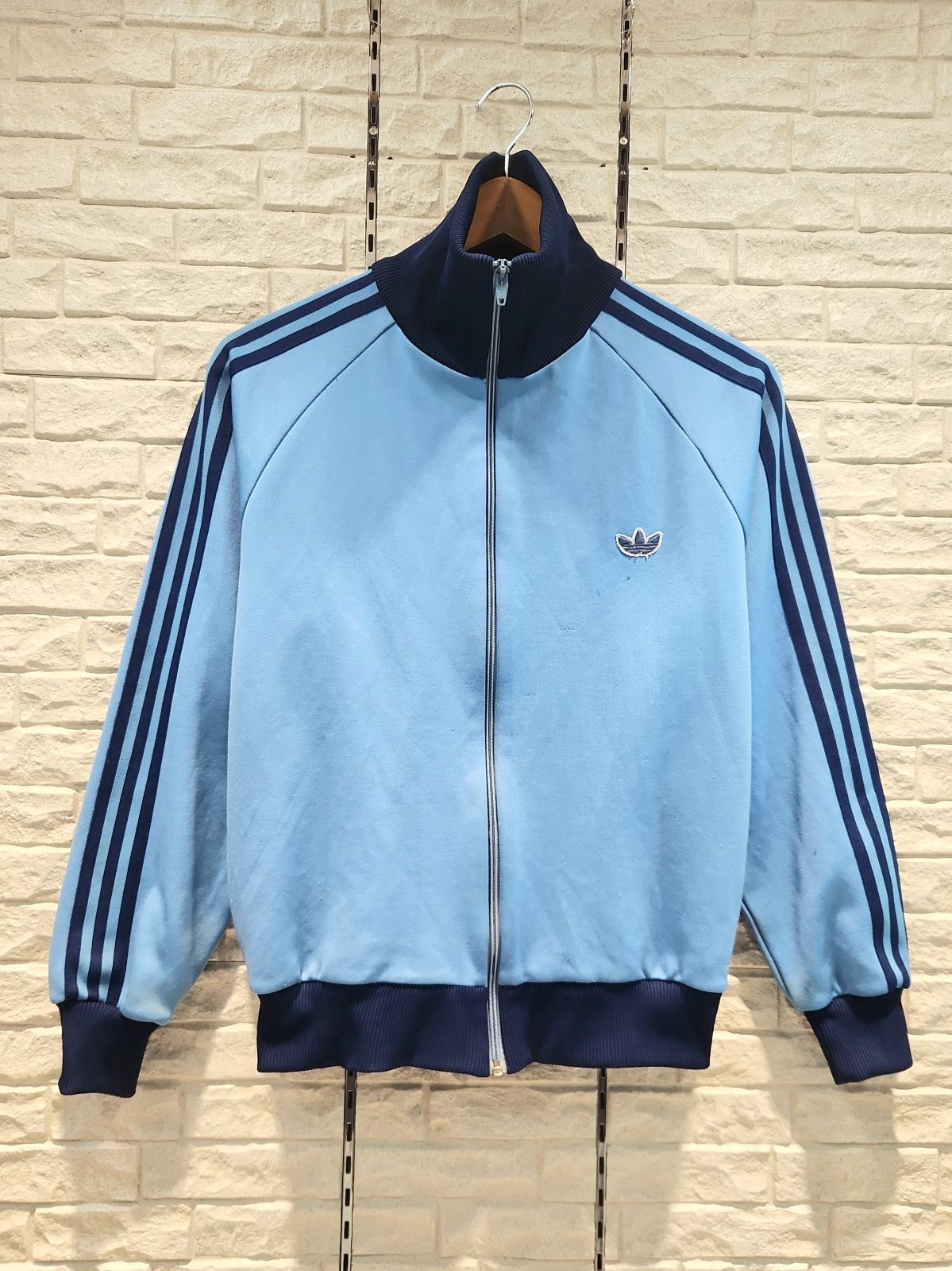 80s adidas アディダス トラックジャケット デサント製 トレフォイル