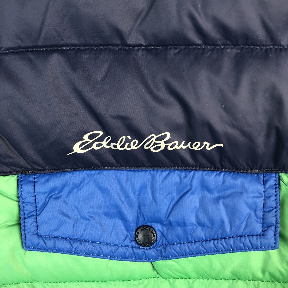 古着 エディーバウアー Eddie Bauer 650フィルパワー ハーフスナップ ダウンジャケット メンズL相当/eaa607157 古着 エディーバウアー Eddie Bauer 650フィルパワー ハーフスナップ