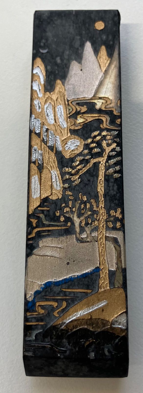 T953 中国書道墨 天保九如 古墨 - メルカリ