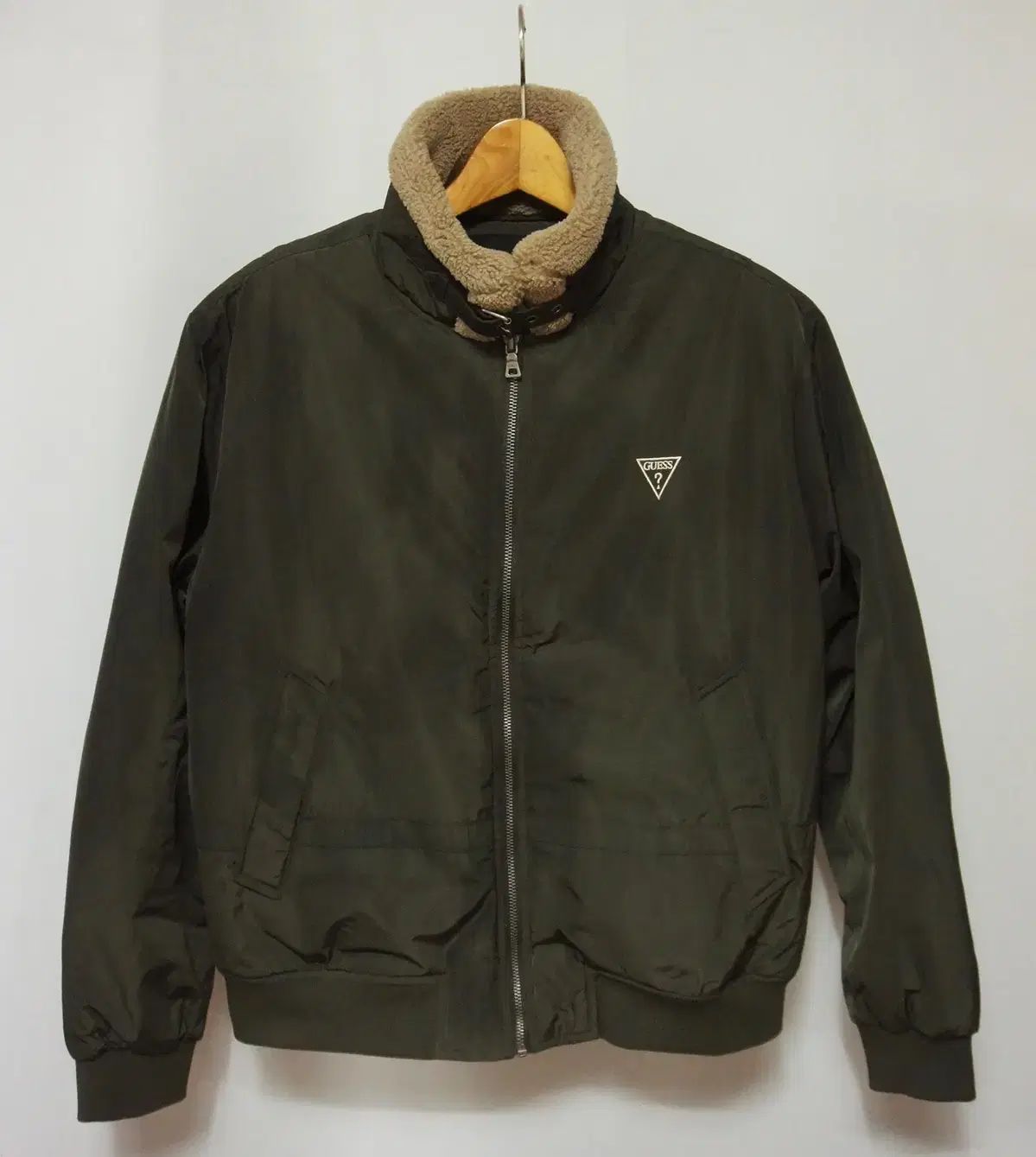 GUESS ゲス シープスキン ダウンジャケット メンズ95 - メルカリ