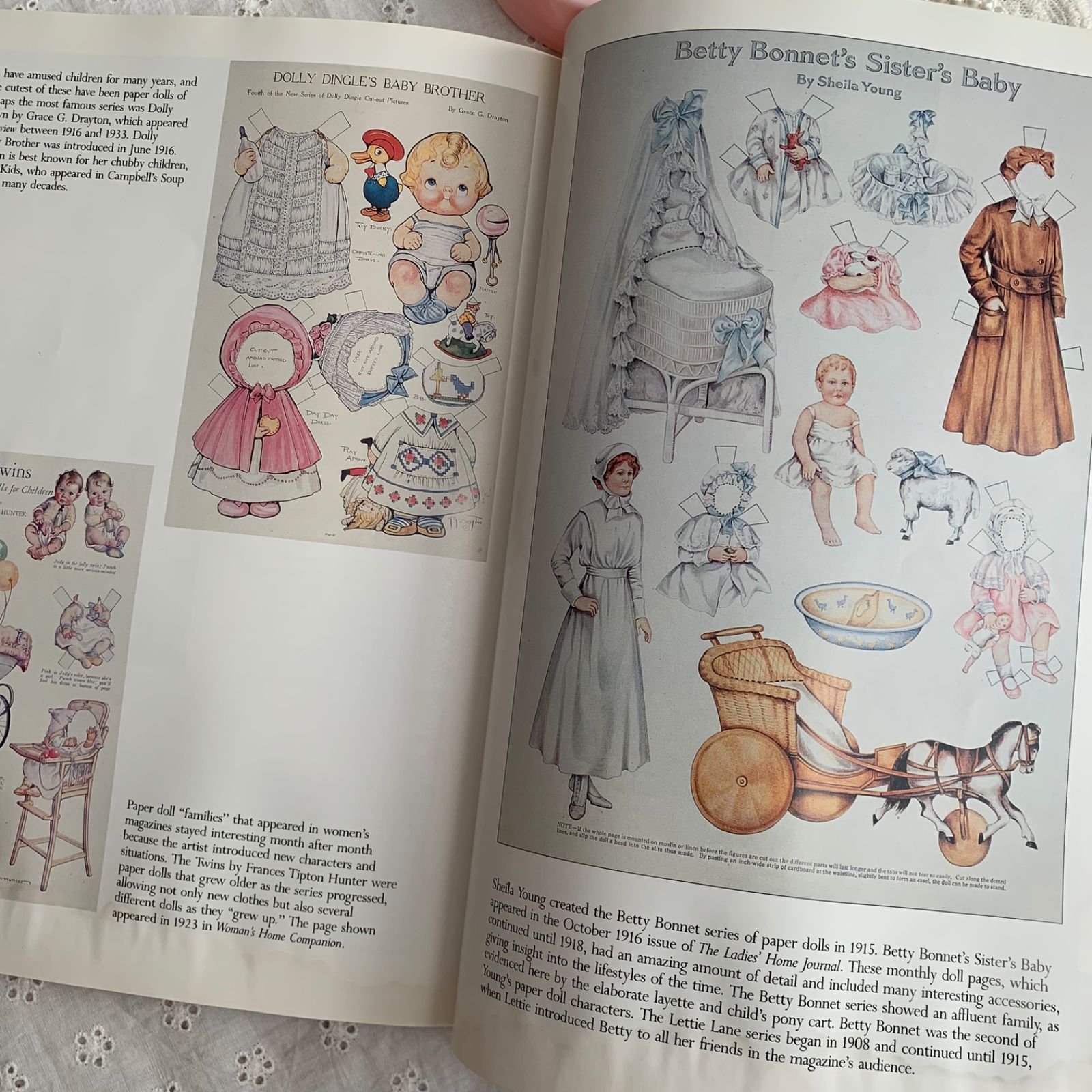 ヴィンテージ 広告ブック 洋書 レトロ ベビー ジャンクジャーナル