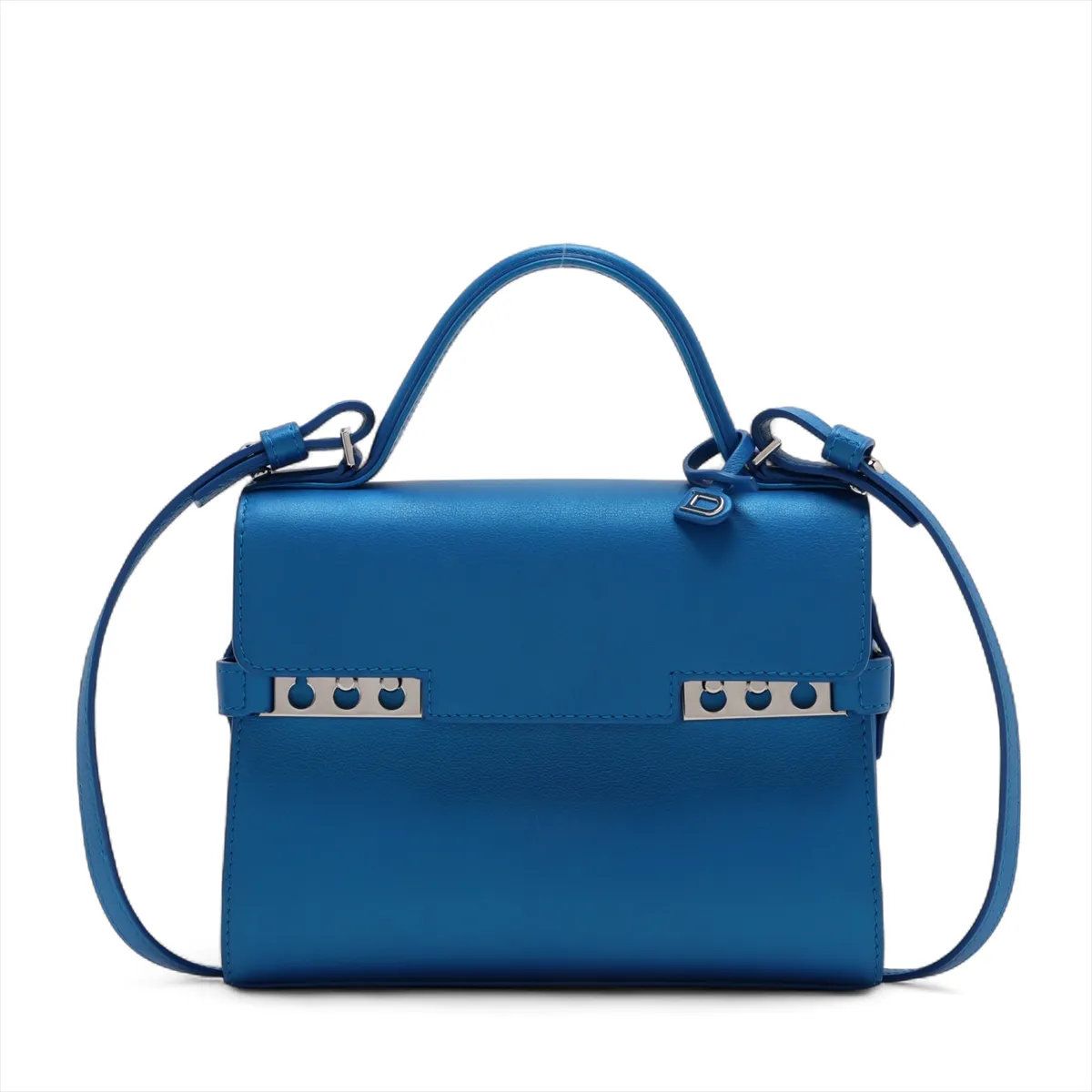 極美品 デルヴォー タンペート PM レザー 2WAY ハンドバッグ 斜め掛け