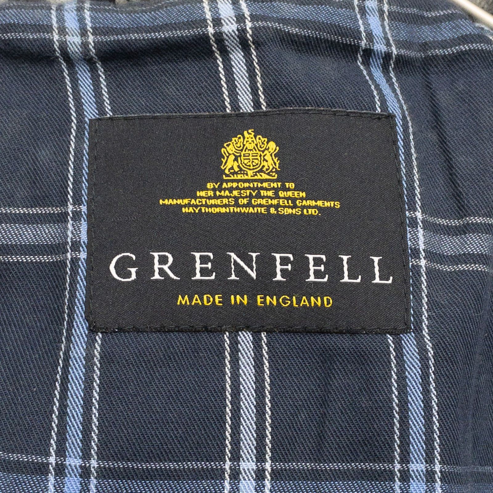 GRENFELL グレンフェル ダッフルコート ヘリンボーン ロング フード