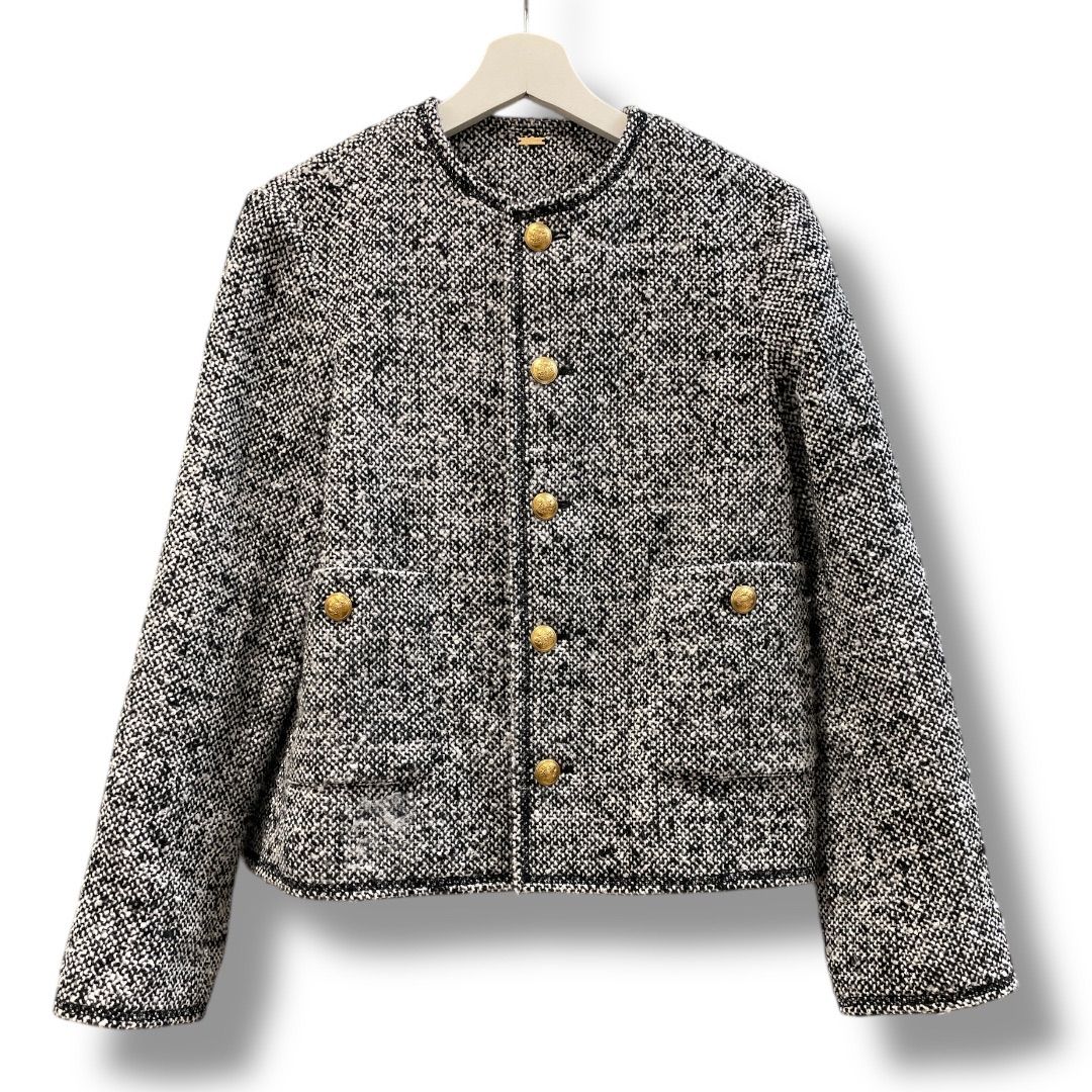 Mila Owen ミラ オーウェン ツイードジャケット（MIX） Mila Owen（ミラオーウェン）の「コンパクトダブルツィードジャケット