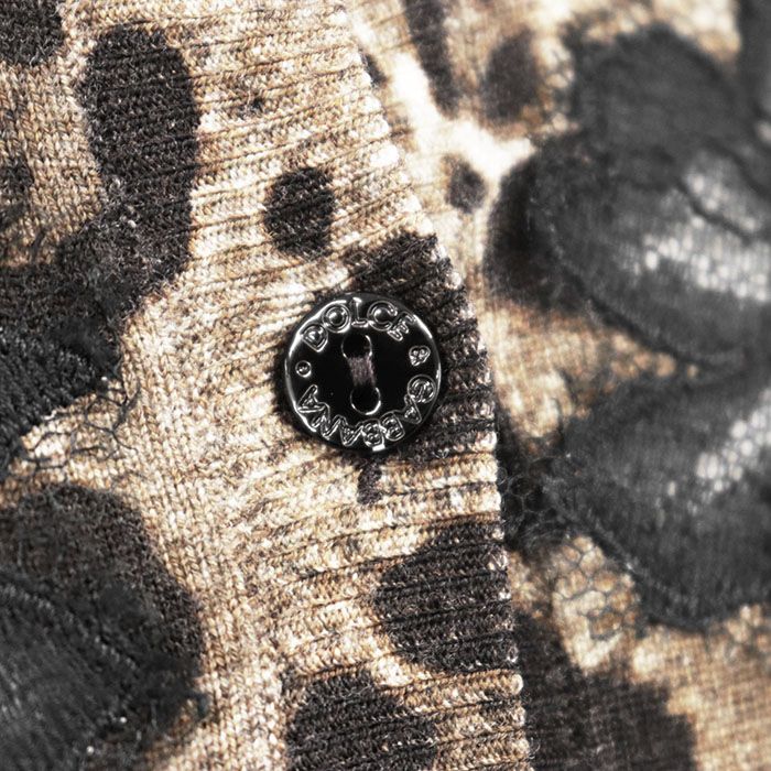 【美品】ドルチェ&ガッバーナ レースカーディガン ロゴボタン D&G カシミヤ 美品】ドルチェ&ガッバーナ レースカーディガン ロゴボタン D&G