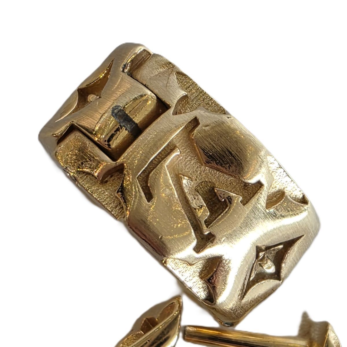 ルイヴィトン M00812 ブックル ドレイユ ピロー ナノグラム 片耳ピアス P13501-2.jpg?v=1682494900