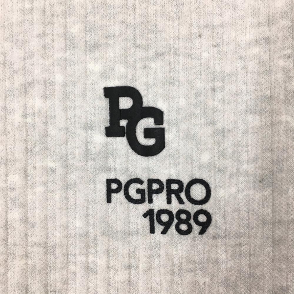 パーリーゲイツ トレーナー 杢ライトグレー系 バックプリント