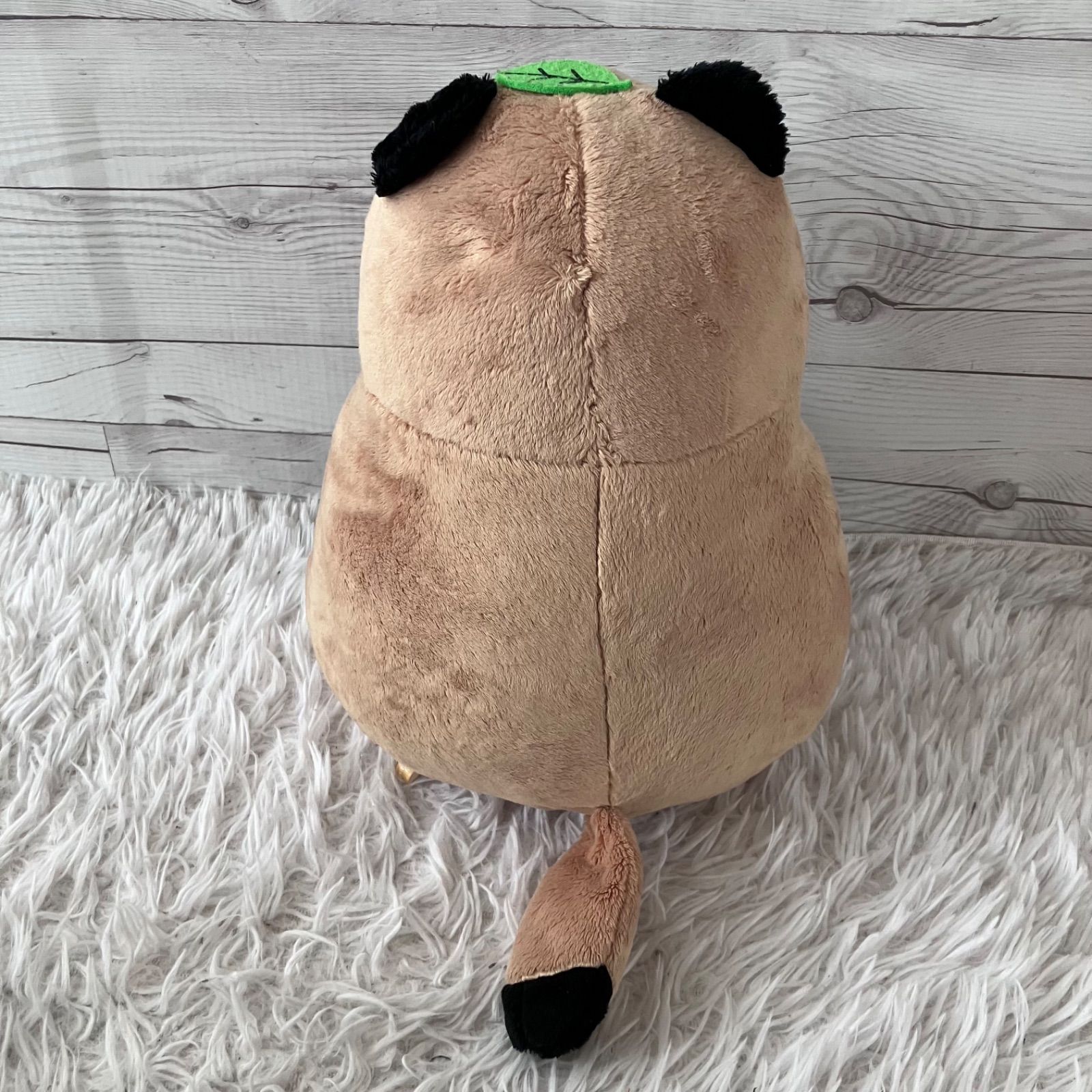 雨と君と BIGぬいぐるみ たぬき R - メルカリ