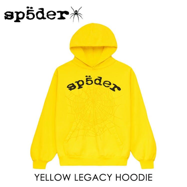 SP5DER スパイダー 【 YELLOW OG WEB V2 HOODIE スウェットパーカー