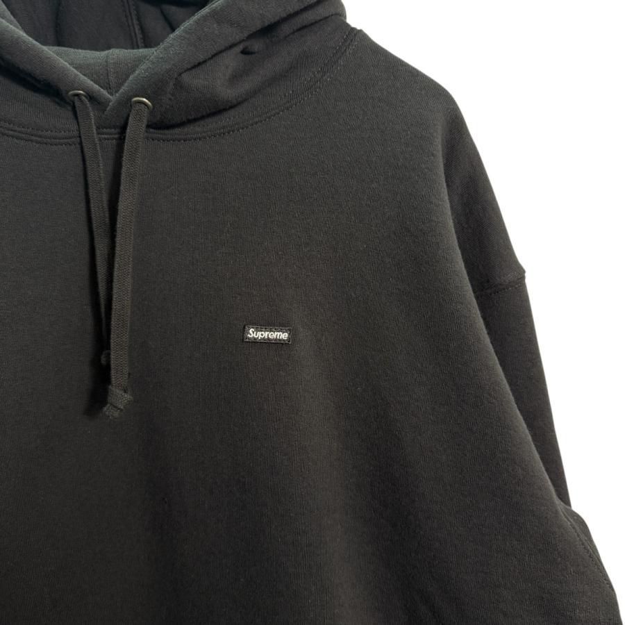 メンズ supreme スモールボックスロゴ フーディー Mサイズ 黒