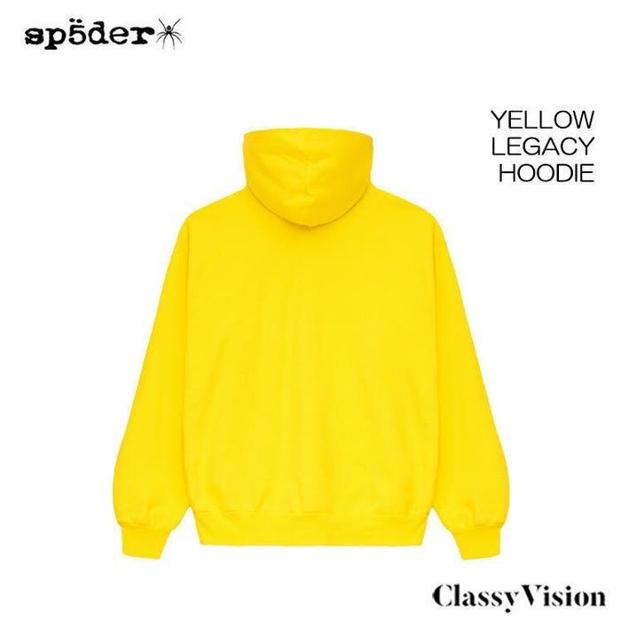 SP5DER スパイダー 【 YELLOW OG WEB V2 HOODIE スウェットパーカー