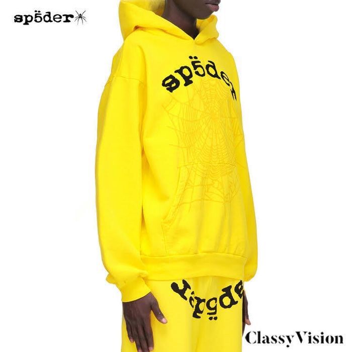SP5DER スパイダー 【 YELLOW OG WEB V2 HOODIE スウェットパーカー