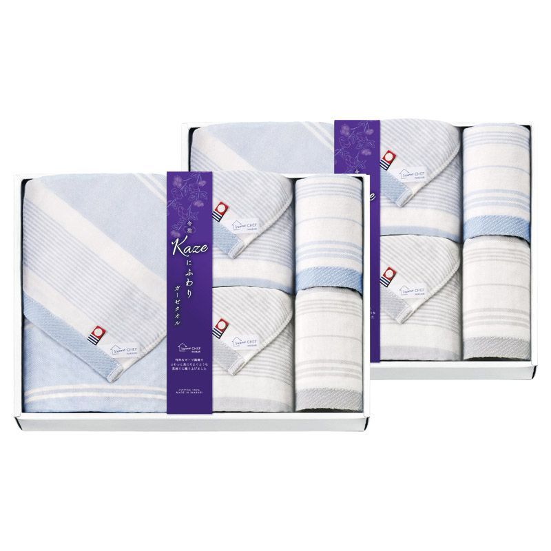 ギフト タオル類 今治 Kaze にふわり タオルセット C-A