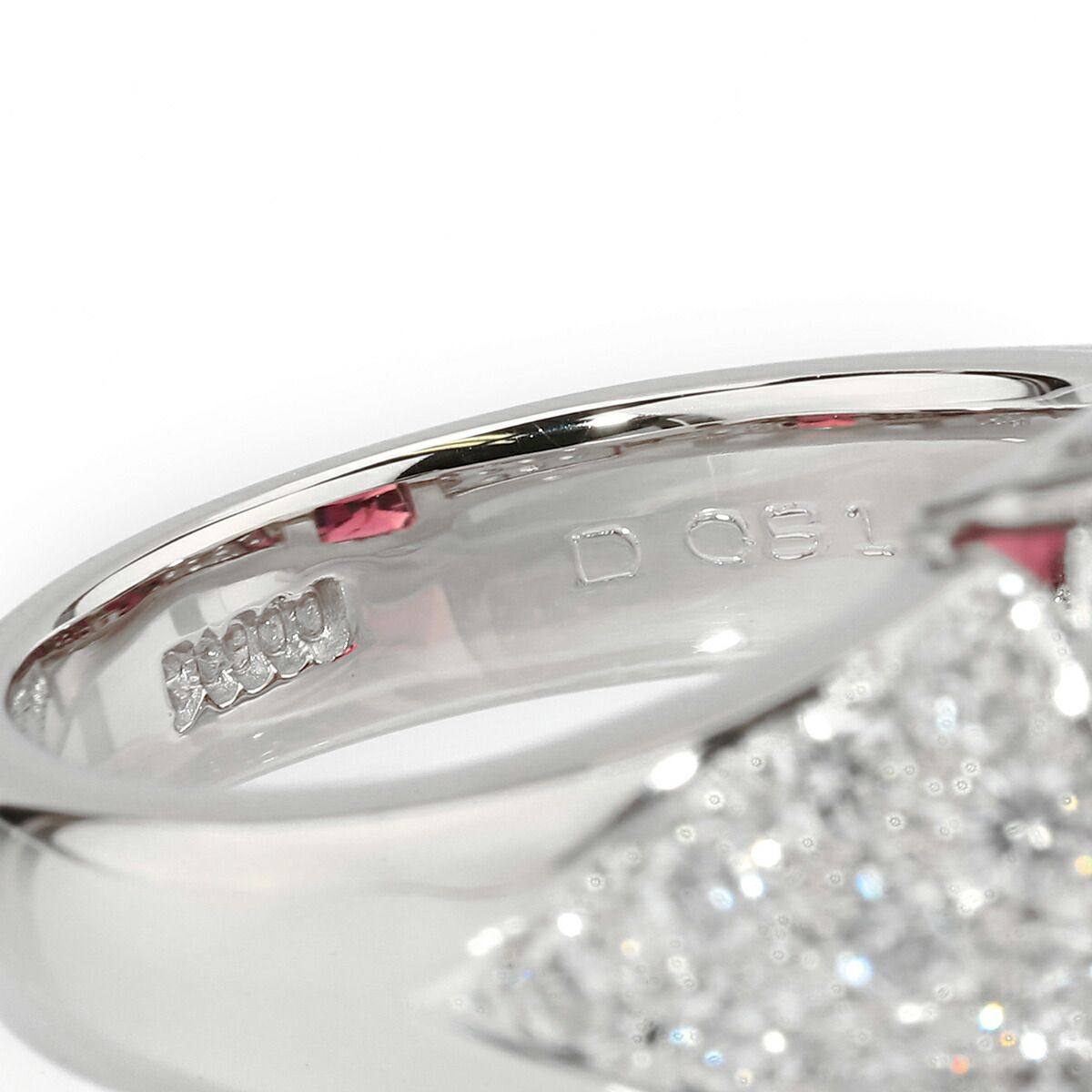 ピンクトルマリン 4.5ct ダイヤモンド 0.81ct プラチナ Pt900 リング
