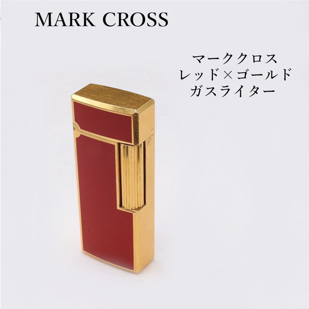 ライター ☆火花OK☆ ビンテージ （赤ラッカー マーク・クロス Yahoo 
