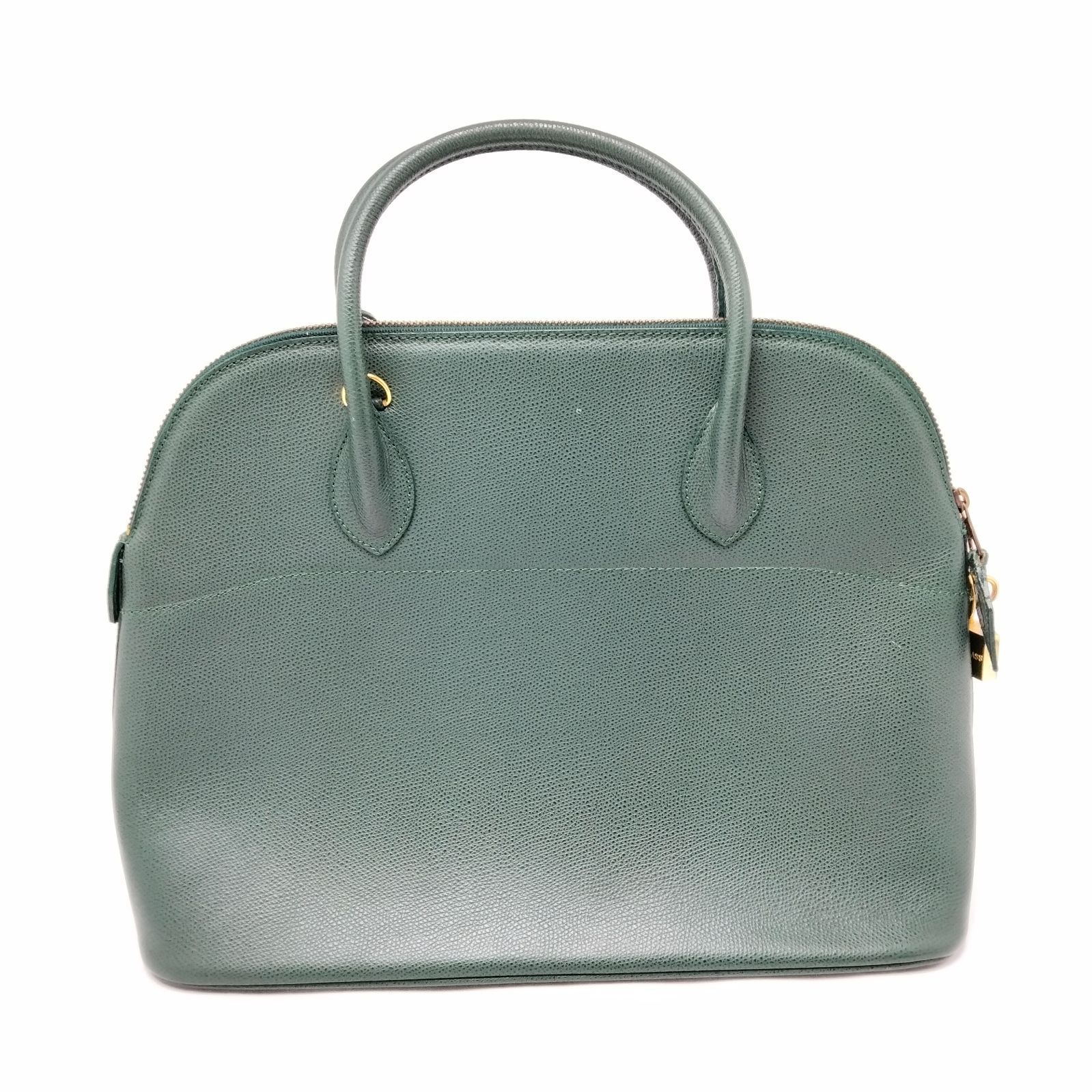 HIGH CLASS ハイクラス レザー 35 ハンドバッグ グリーン ✨ HIGH CLASS✨ハイクラス ハンドバッグ ショルダーバッグ バッグ