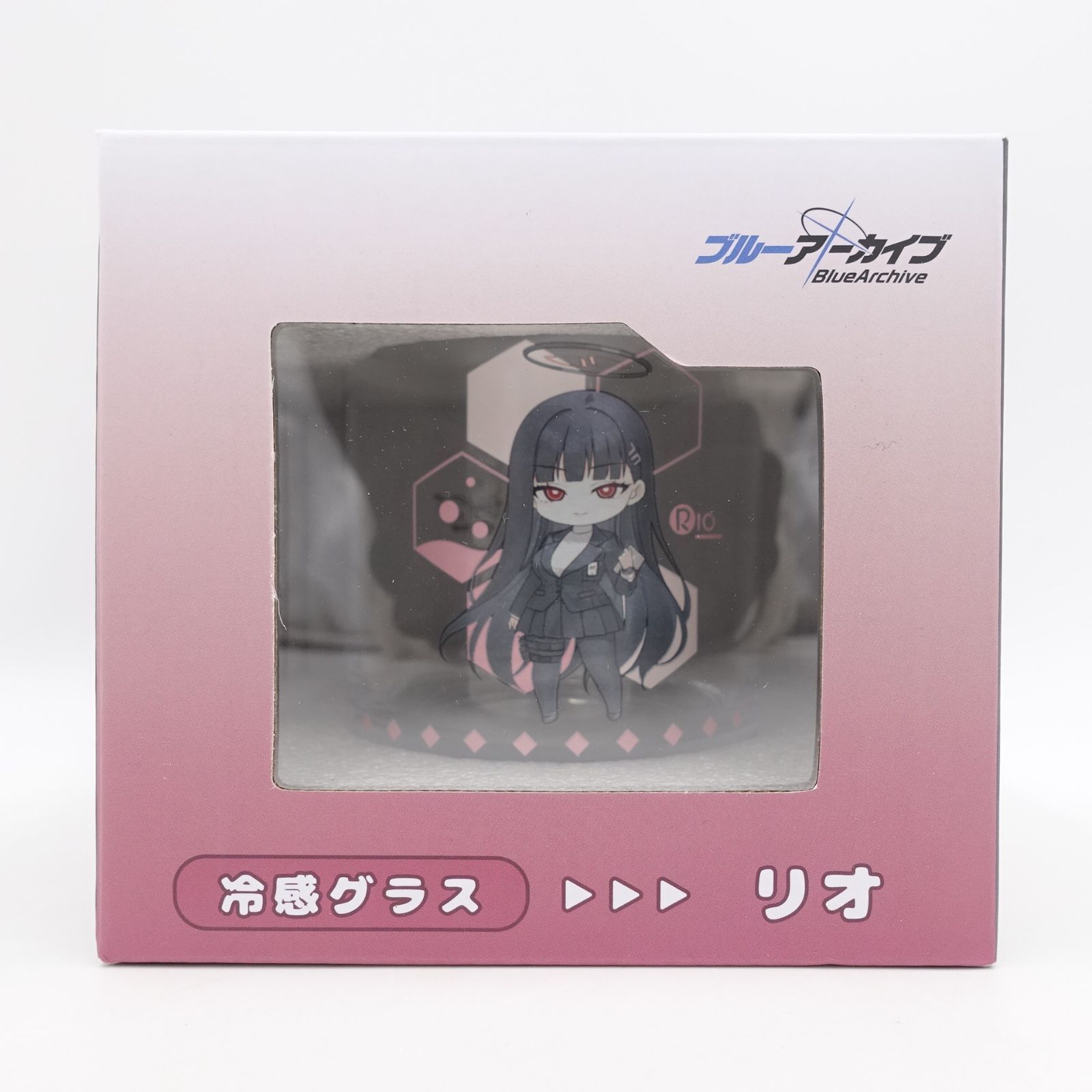 ブルーアーカイブ 調月リオ 冷感グラス 高さ約9 cm 直径約8 ブルアカ ゲームキャラクターグッズ ソーダガラス コップ 食器