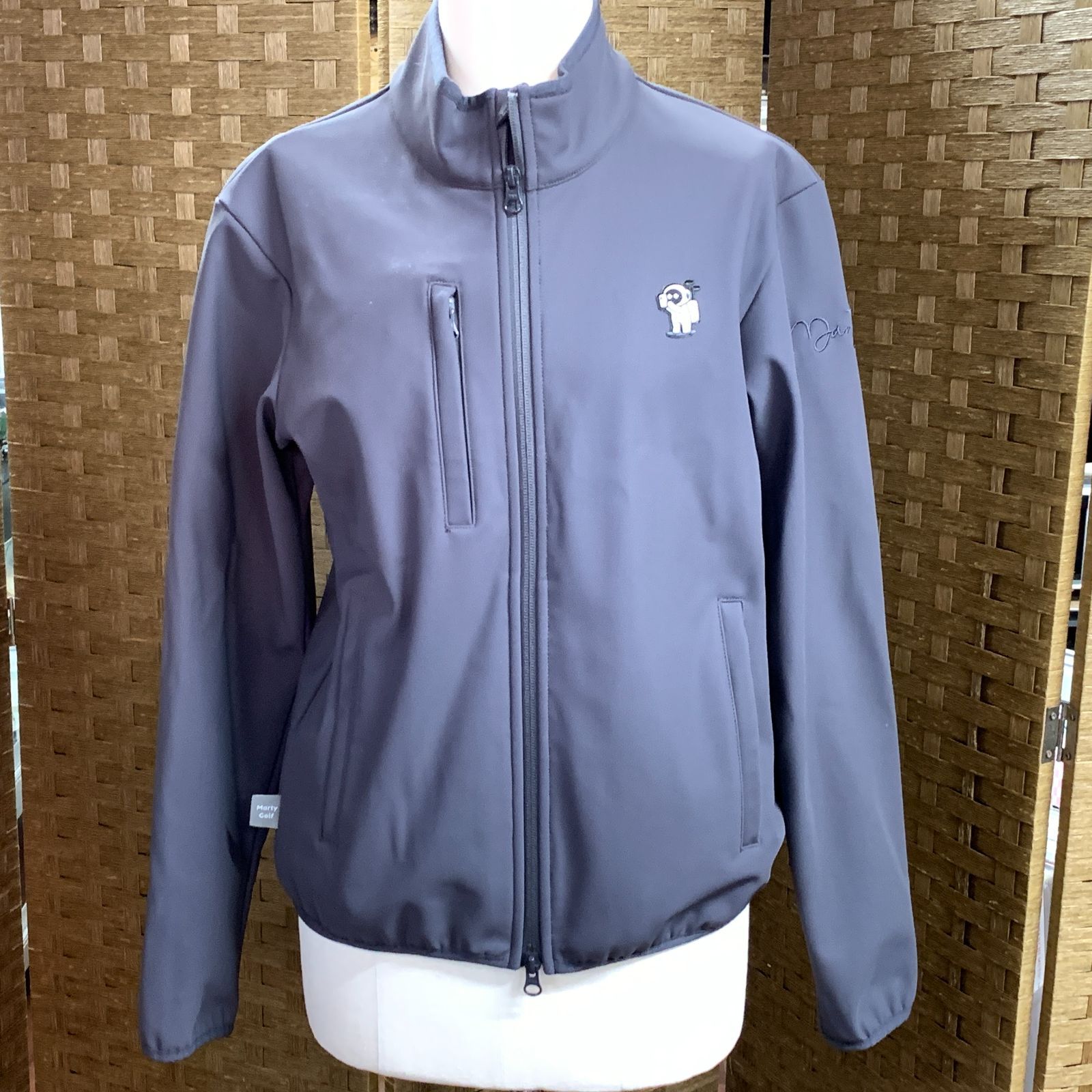 Marty Golf マーティーゴルフ キャディー パーカー　裏起毛☆Lサイズ f001 H 極美品 Marty Golf マーティ ゴルフ キャディ パーカー XS
