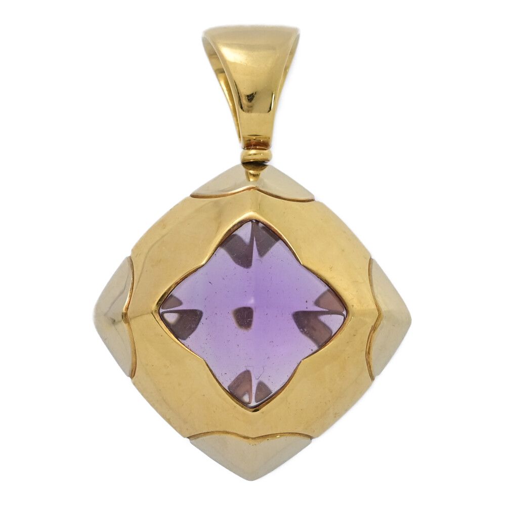 BVLGARI ブルガリ ピラミデ 大粒 アメシスト アメジスト ペンダント