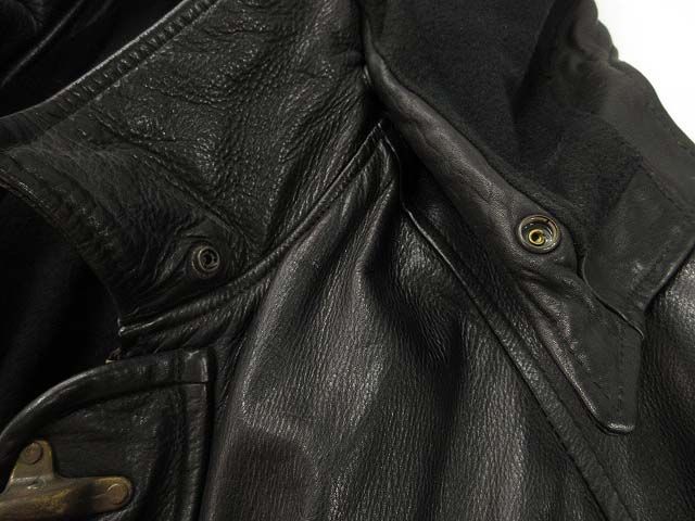 ファイヤーマンジャケット　レザー　レッドスキンズ 希少】90s REDSKINS FIREMAN Leather JACKET - メルカリ