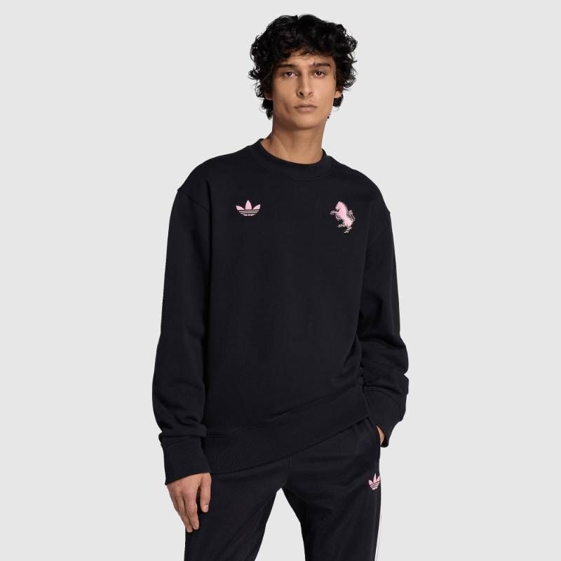 【送料無料・匿名配送】adidas アディダス ユヴェントス スウェット 黒 新品 正規品 ゼブラ ルーズフィット