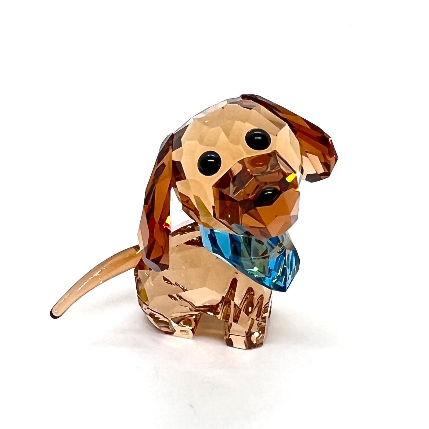 美品☆SWAROVSKI スワロフスキー Puppy Miro パピー ダックスフンド 犬