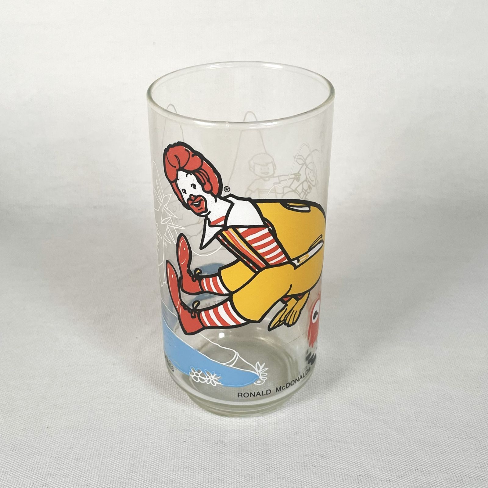 70s McDonald's Action Series Glass 70年代 マクドナルド コップ