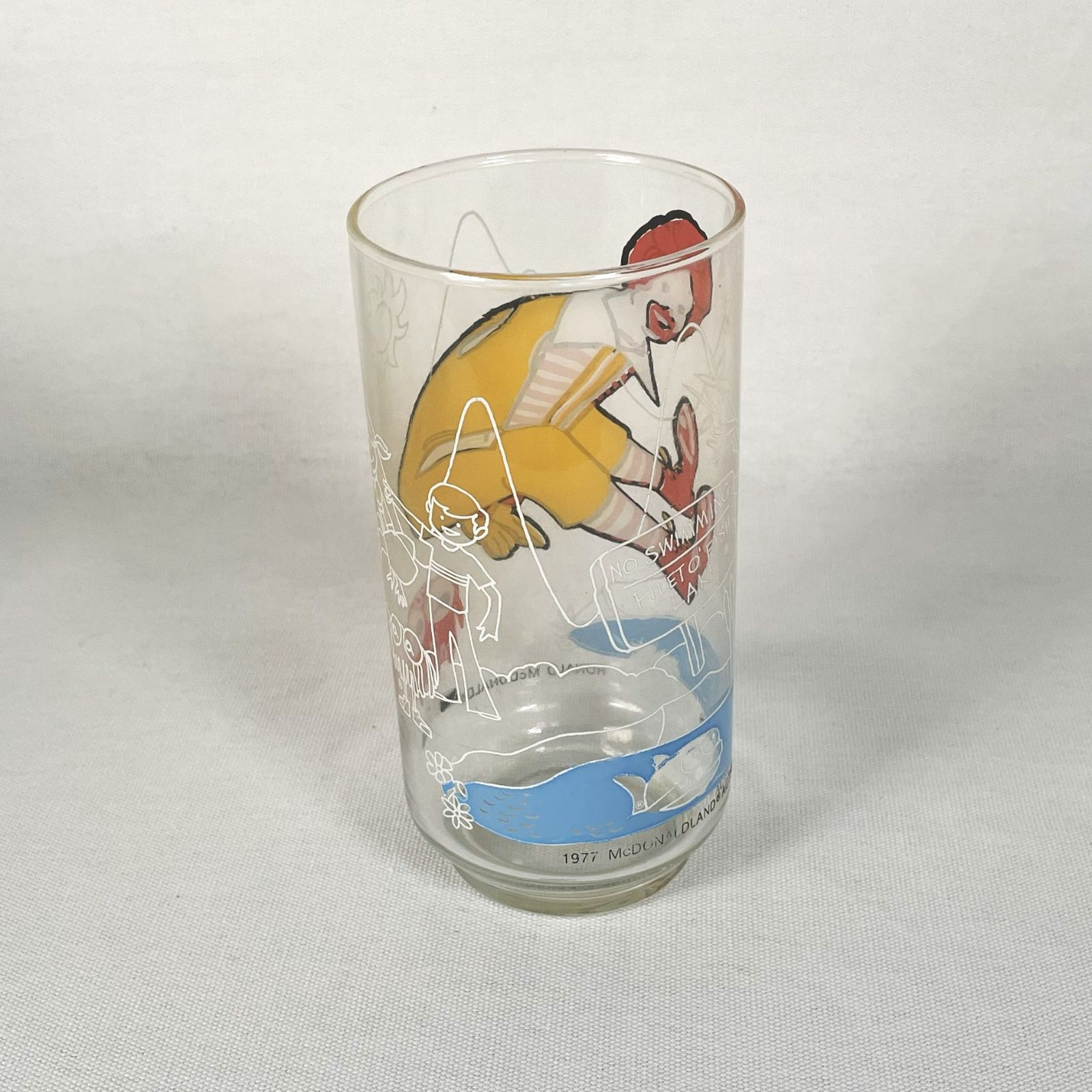 70s McDonald's Action Series Glass 70年代 マクドナルド コップ
