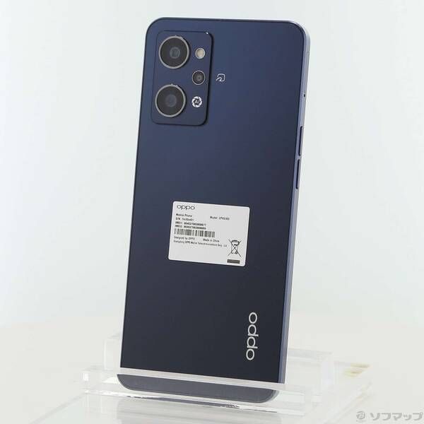 OPPO Reno7a スターリーブラック 中古 OPPO スターリーブラック Reno7