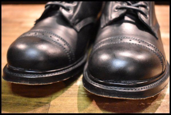 9.5D 箱付 良品】RRL バワリーブーツ ブラック 黒 ラルフローレン 