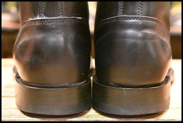 9.5D 箱付 良品】RRL バワリーブーツ ブラック 黒 ラルフローレン 