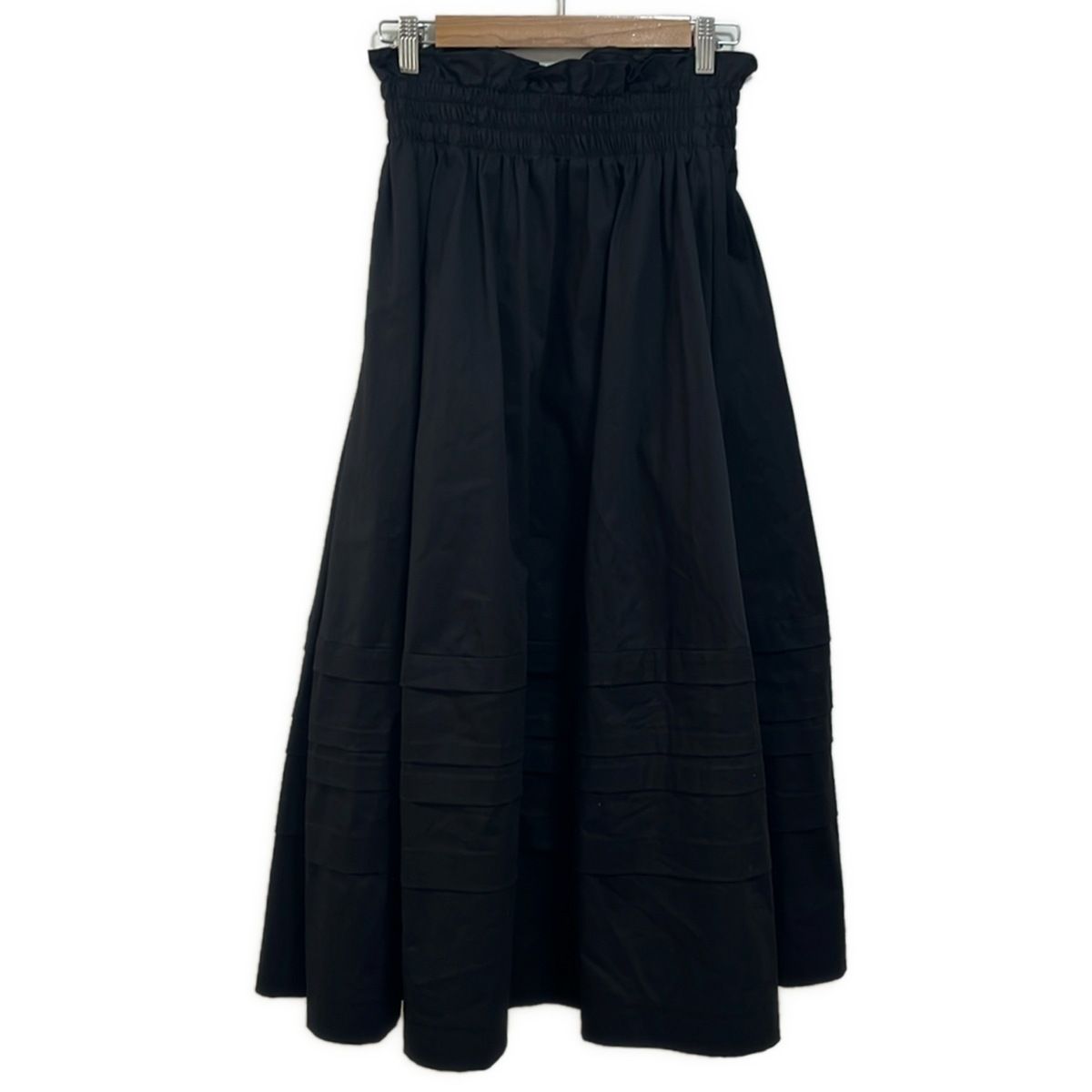 新品タグ付き　ADEAM アディアム　スカート 黒　ブラック　サイズ2 新品タグ付き ADEAM アディアム スカート 黒 ブラック サイズ2