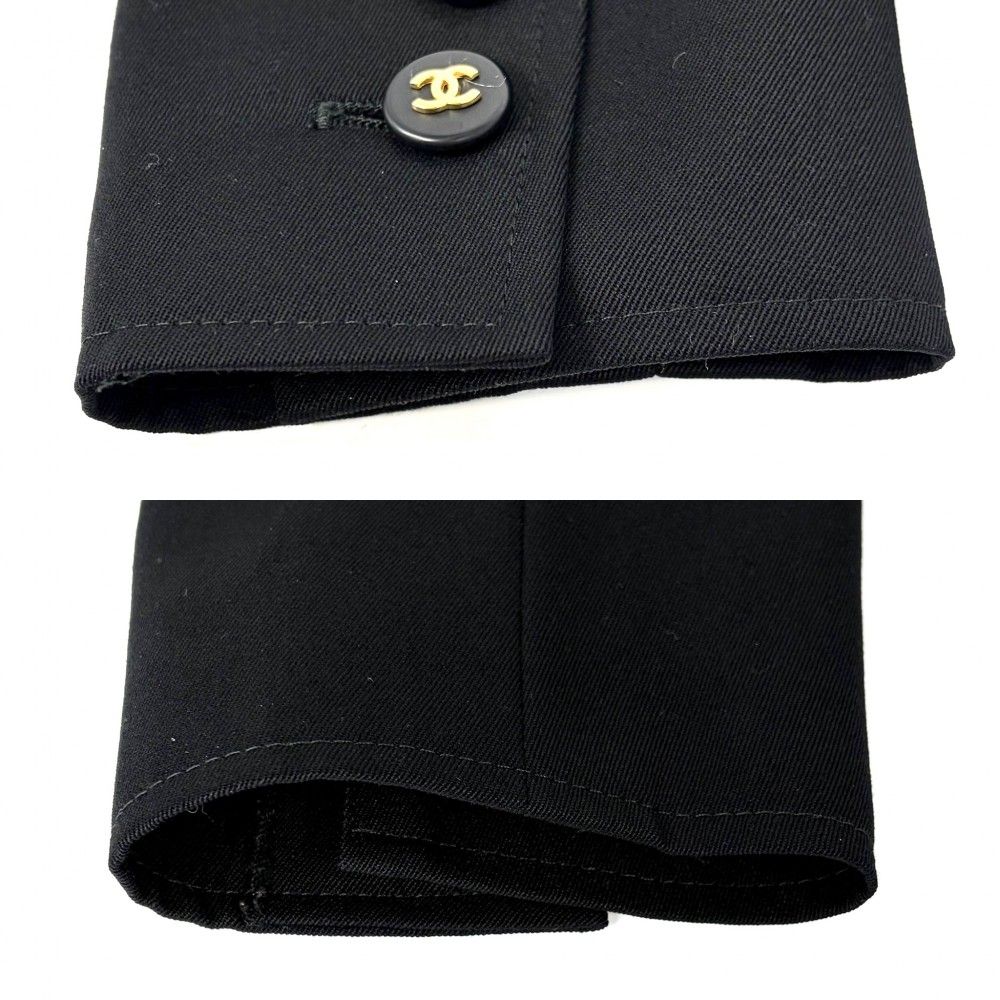 CHANEL テーラードジャケット 38 CHANEL】【2001年春夏】【フランス製】【ココマーク】シャネル