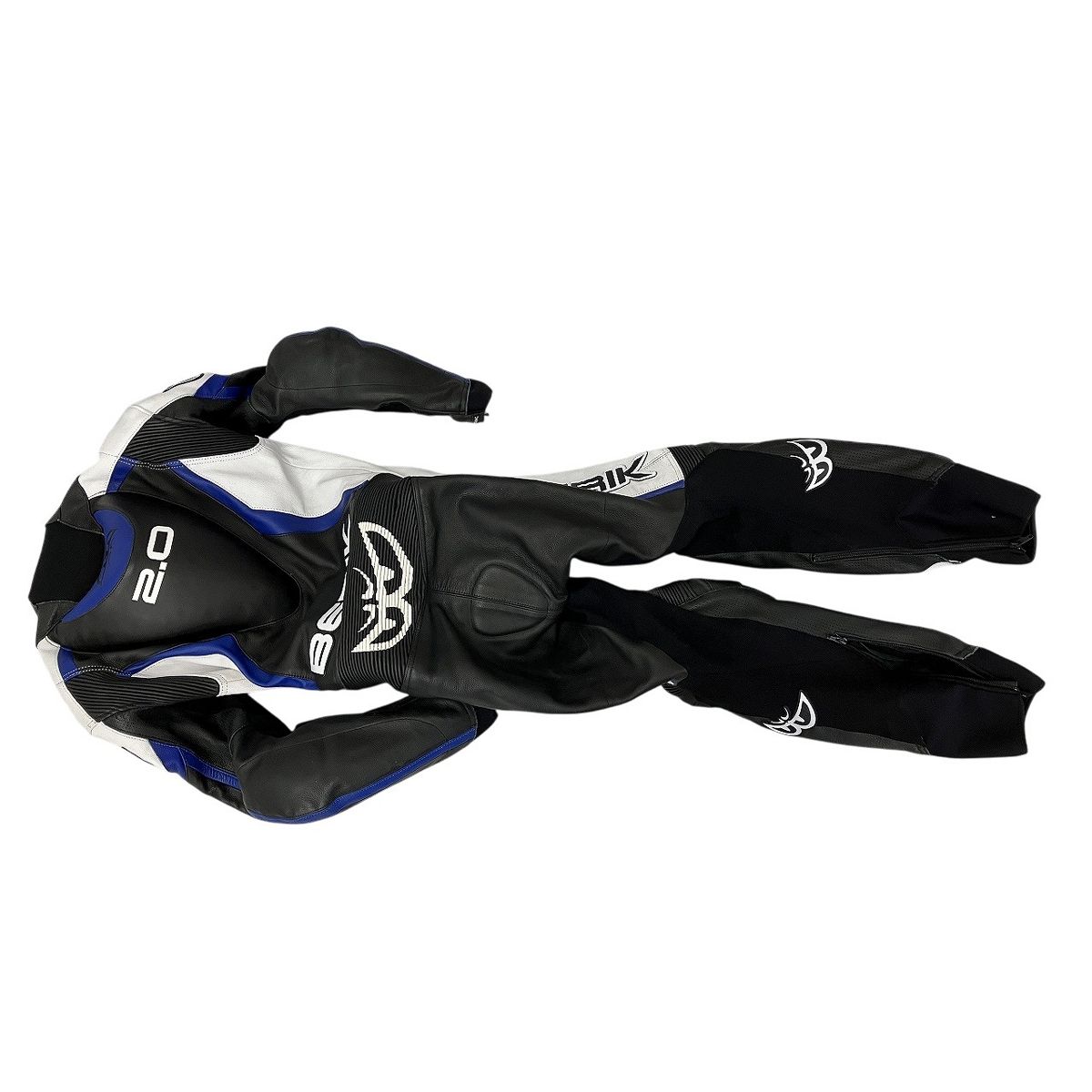 BERIK RACE-DEP 2.0 レーシングスーツ 50サイズ 黒 青 革ツナギ