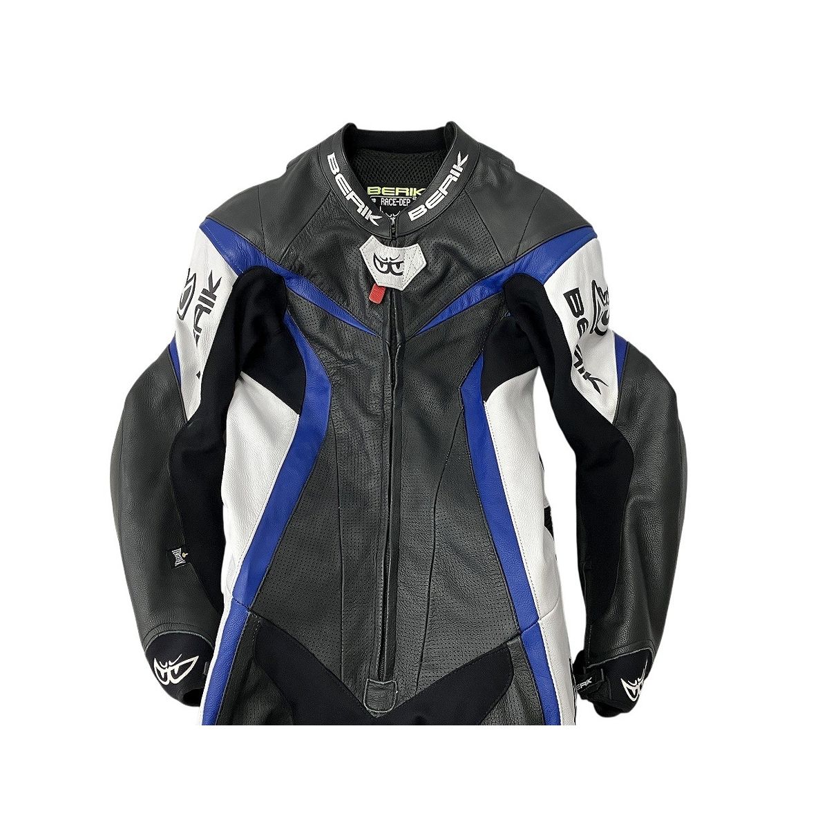 BERIK RACE-DEP 2.0 レーシングスーツ 50サイズ 黒 青 革ツナギ