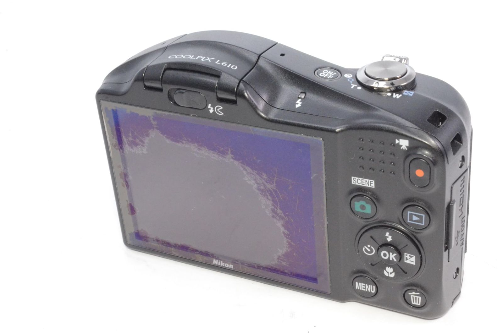 実用特価品】Nikon ニコン COOLPIX L610 ブラック 光学14倍 単3形電池