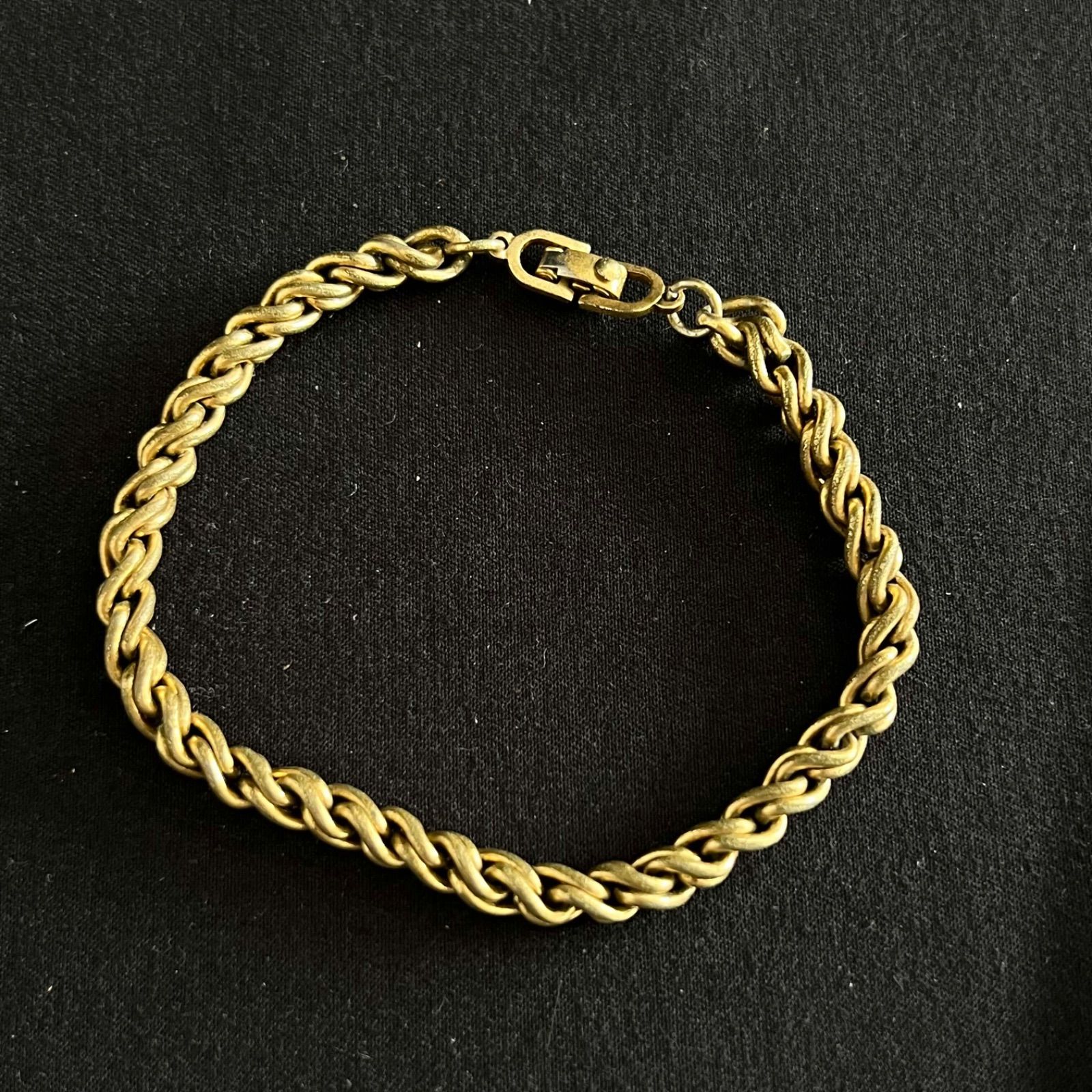 美品✨ クリスチャン ディオール ブレスレット 喜平 ツイスト ゴールド