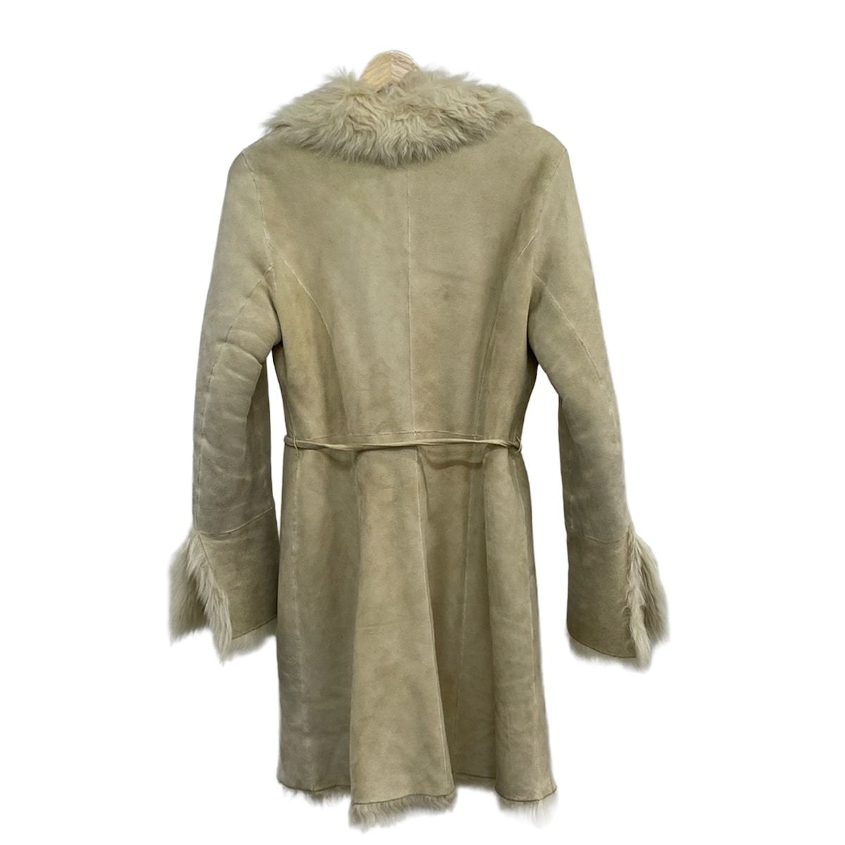 EPOCA ボアフードコート EPOCA(エポカ) コート サイズ40 M レディース - ベージュ 毛皮/長袖/冬