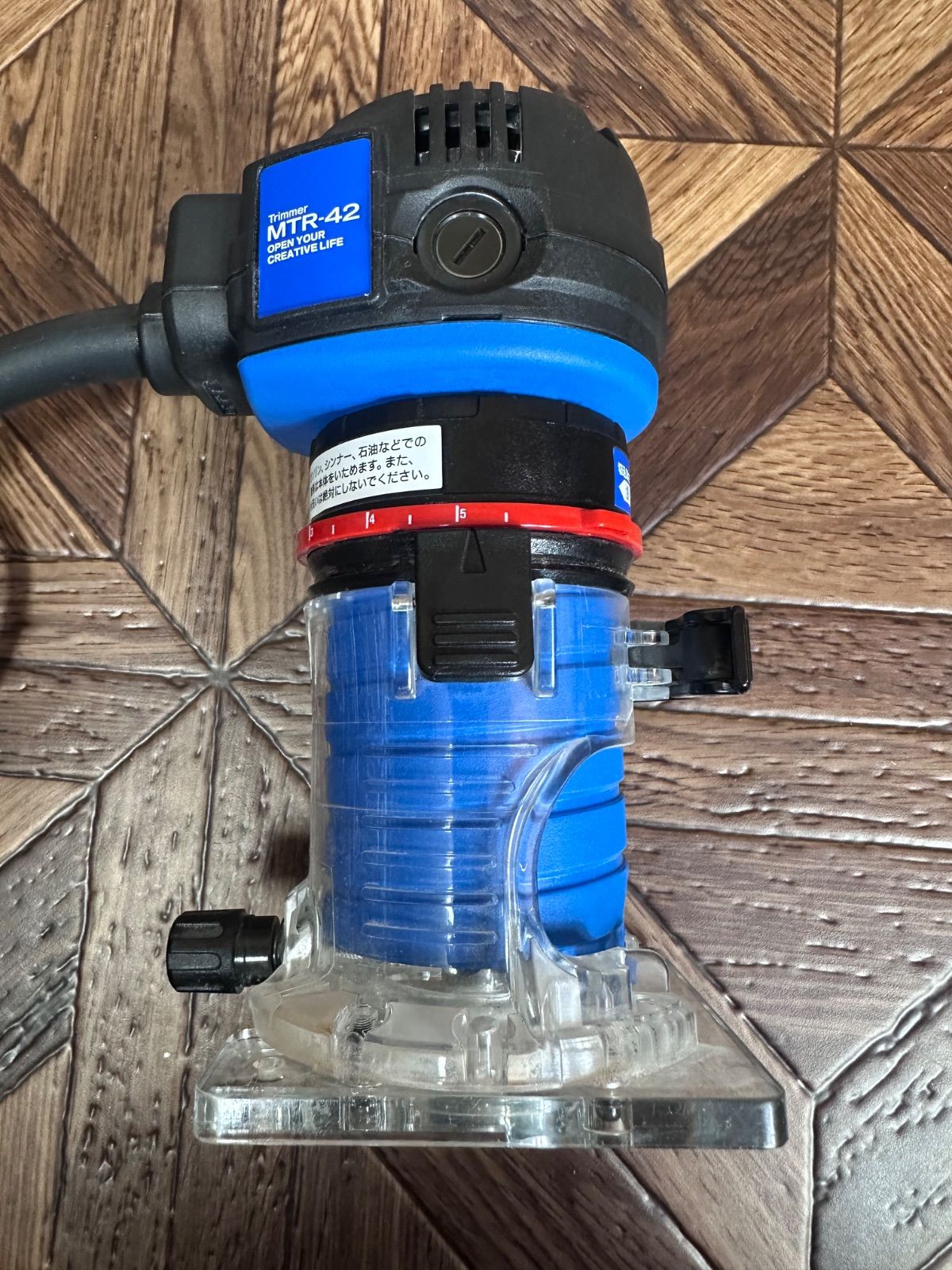  RYOBI リョービ MTR-42 トリマ 付属品完備 京セラ DIY 工具 ルーター ミニルーター 電動工具 エア工具