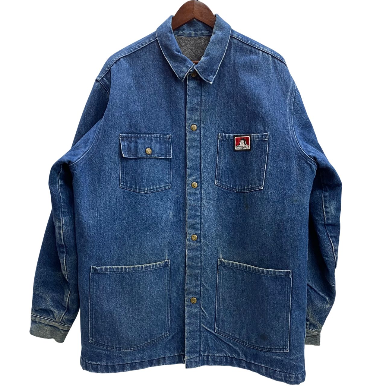 ベンデイビス BEN DAVIS 90's USA製 デニム カバーオール ブランケット