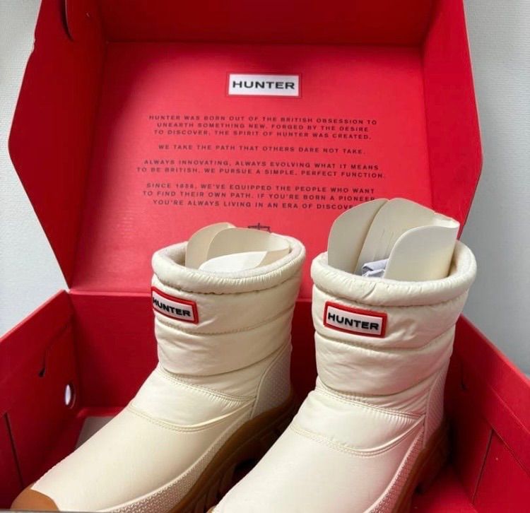 HUNTER ハンター スノーブーツ ショート 防寒 防水 - メルカリ