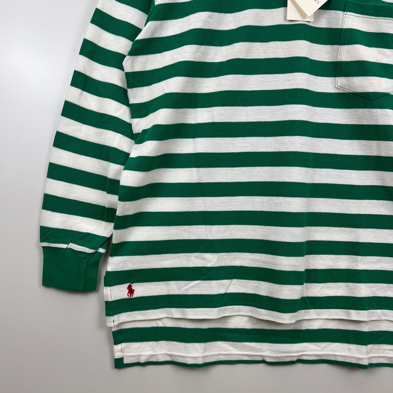POLO by Ralph Lauren 00s archive NWT L/S polo rugger shirts M ポロ