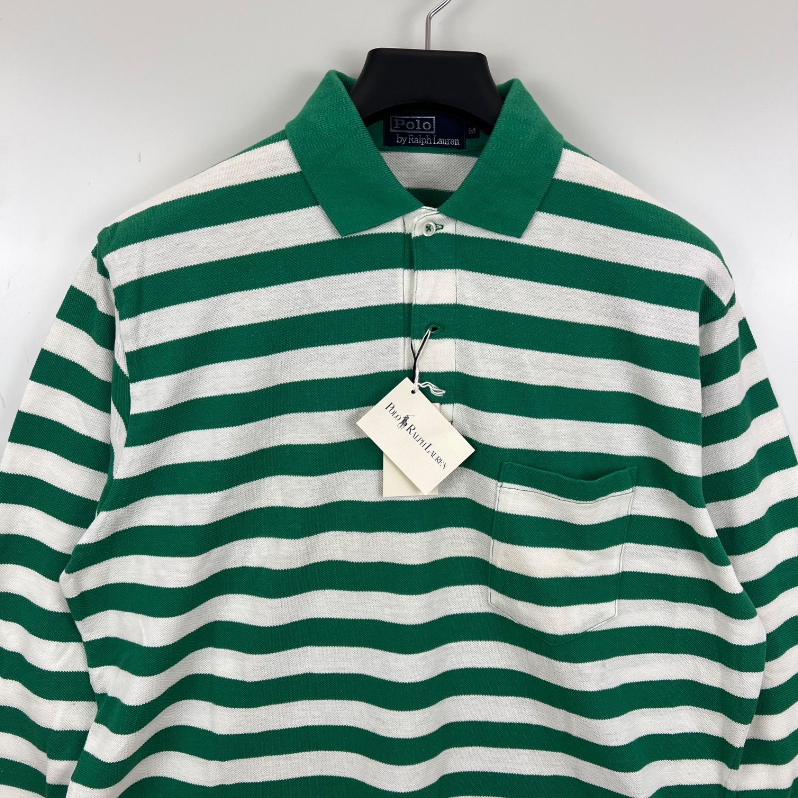 POLO by Ralph Lauren 00s archive NWT L/S polo rugger shirts M ポロ