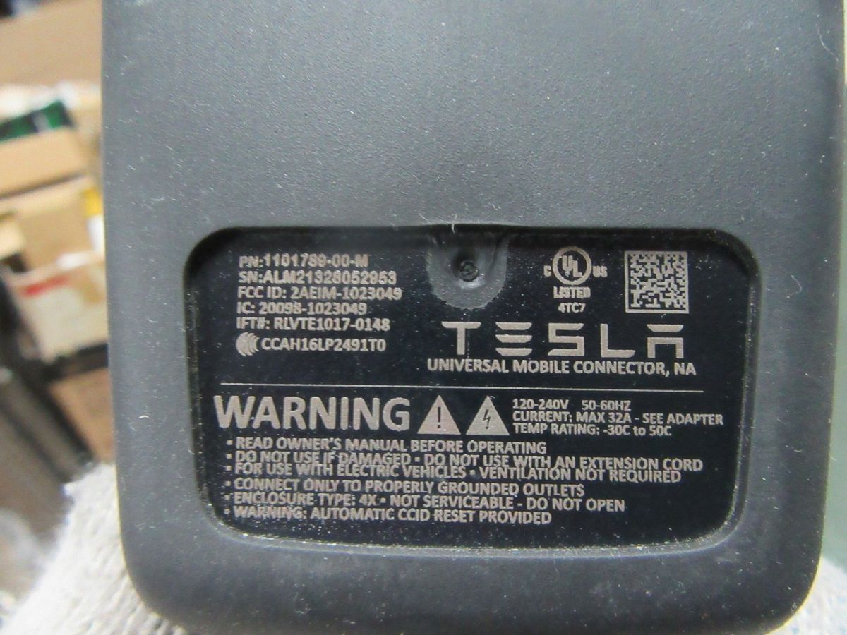 テスラ TESLA 電気自動車 EV車 純正 GEN2 モバイルコネクター 充電