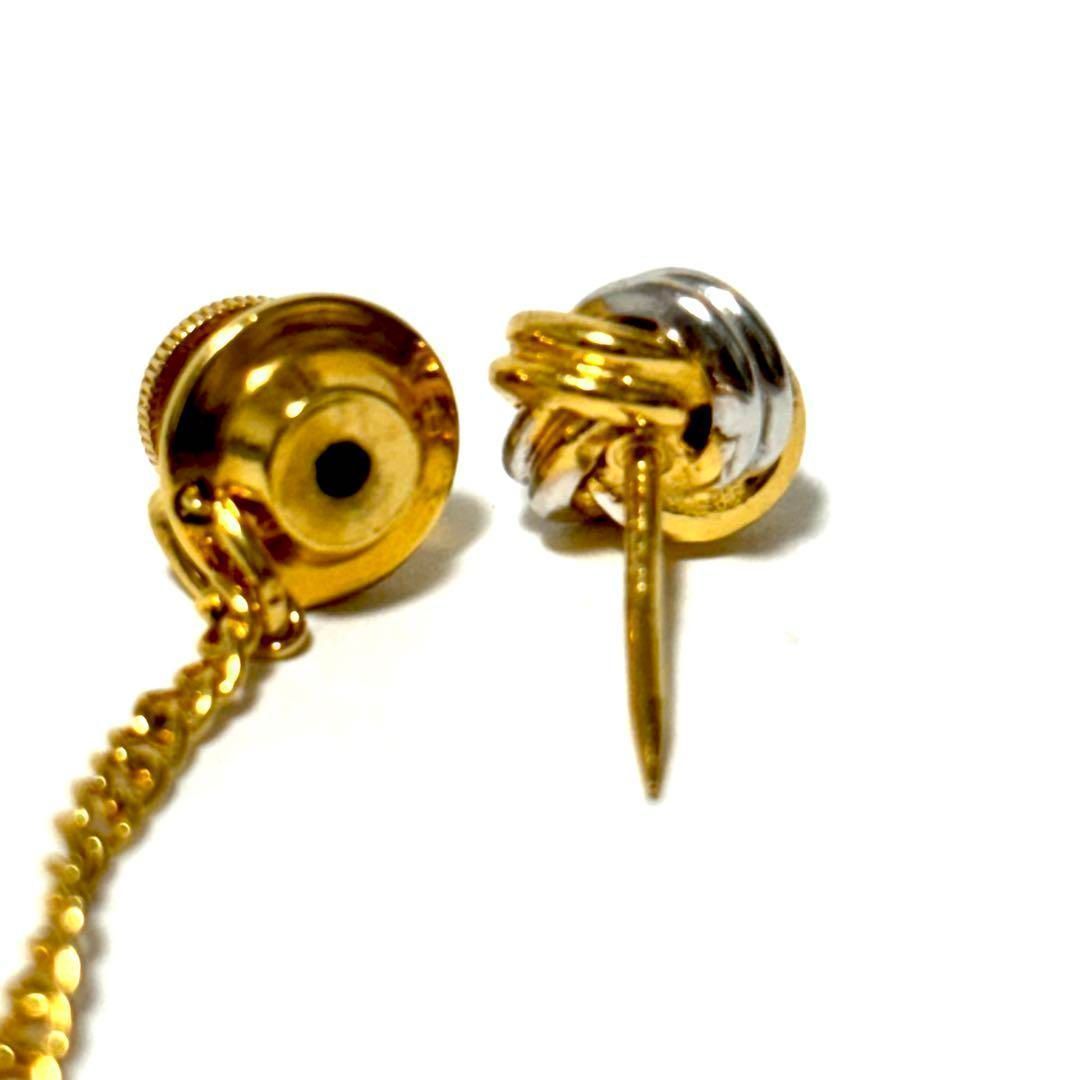 ダンヒル ブランド ラペルピン タイタック シルバー ゴールド 金銀