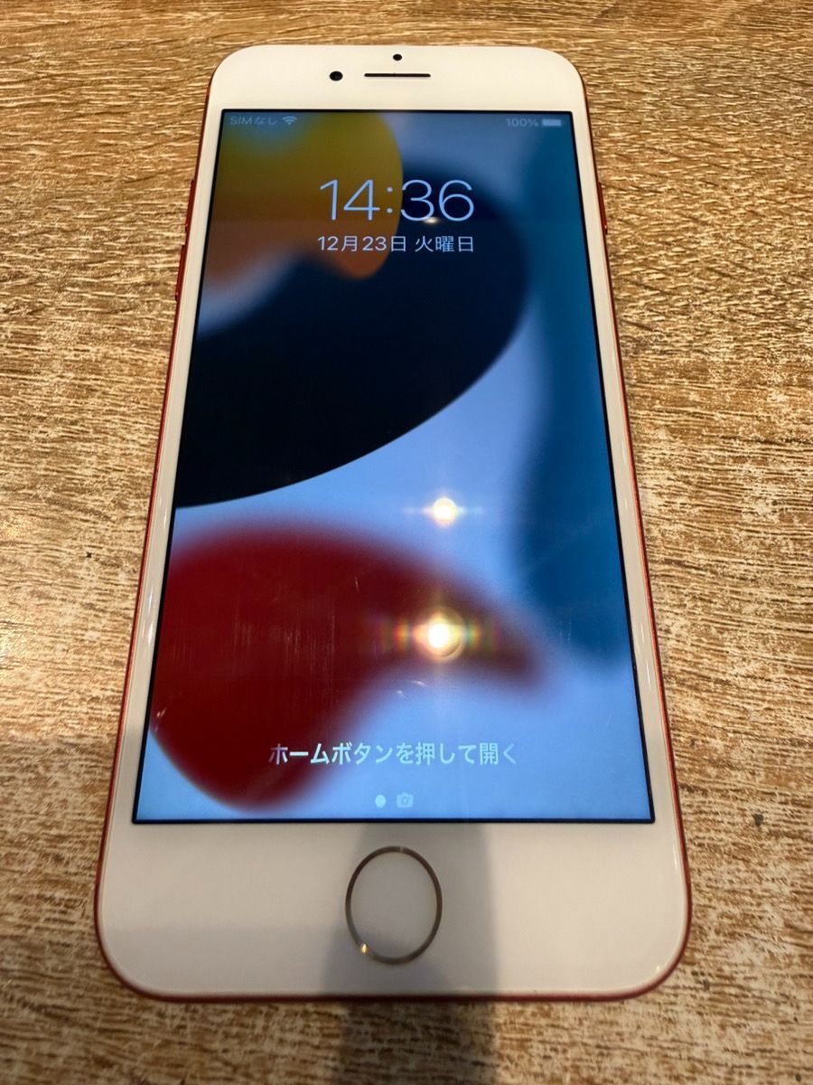 中古正常品】iPhone7 128GB レッド SIMフリー MPRX2J/A M017 機種