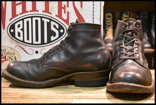 7E 箱付 良品】WHITE'S ホワイツ セミドレス ブラウンドレス レザー