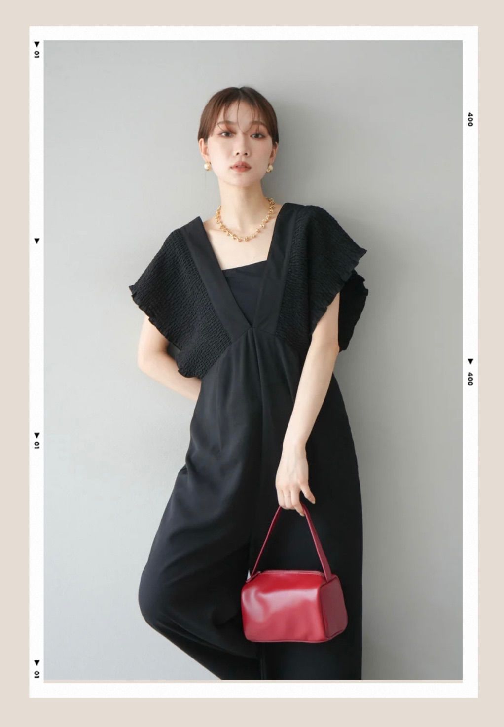 新作 エステルシャーリングオールインワン lumier frene - メルカリ