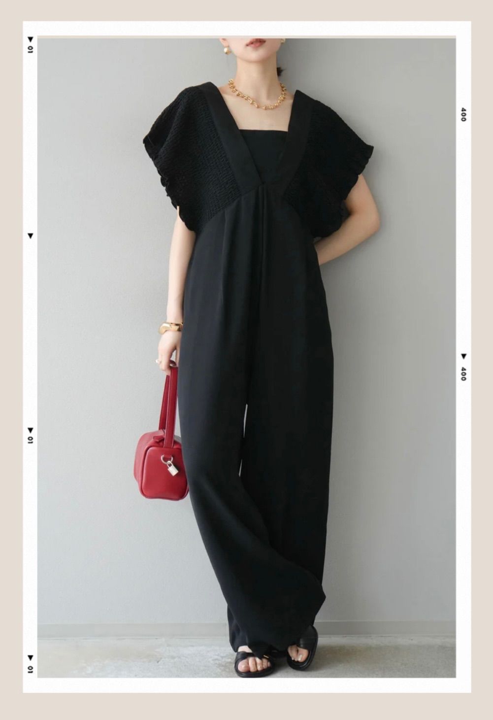 新作 エステルシャーリングオールインワン lumier frene - メルカリ