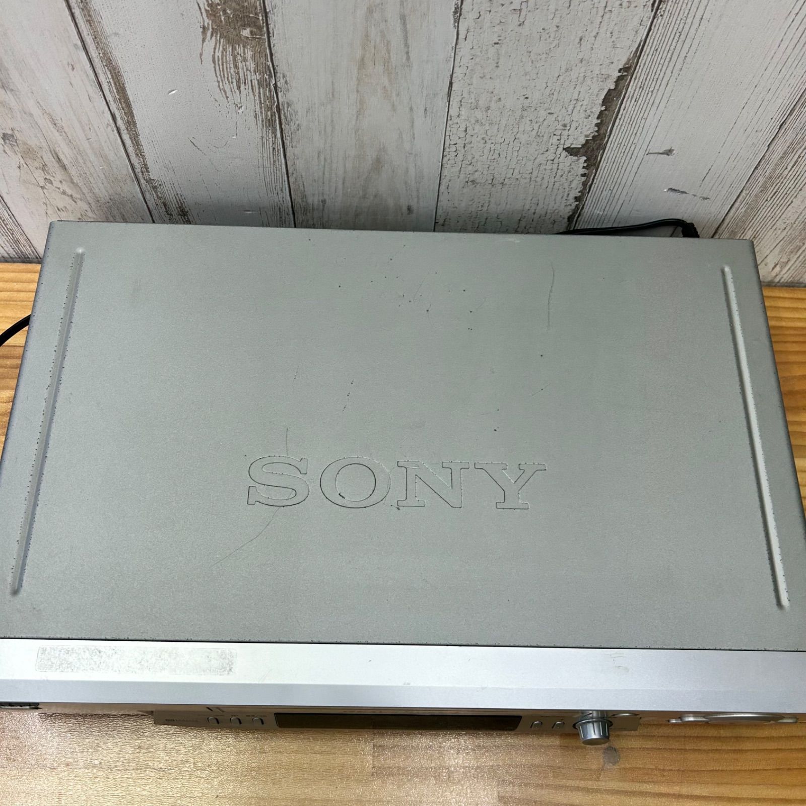 SONY VHSビデオデッキ SLV-R155 REAL×SPEED Hi-Fi 再生確認済み 電源